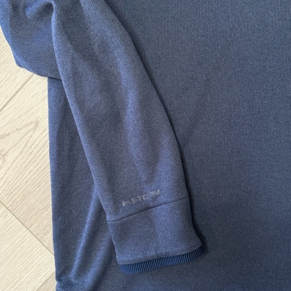 Under Armour Golf Men's Storm ColdGear Pullover Navy Blue Sweater Large 1/4 Snap - Picture 9 of 13